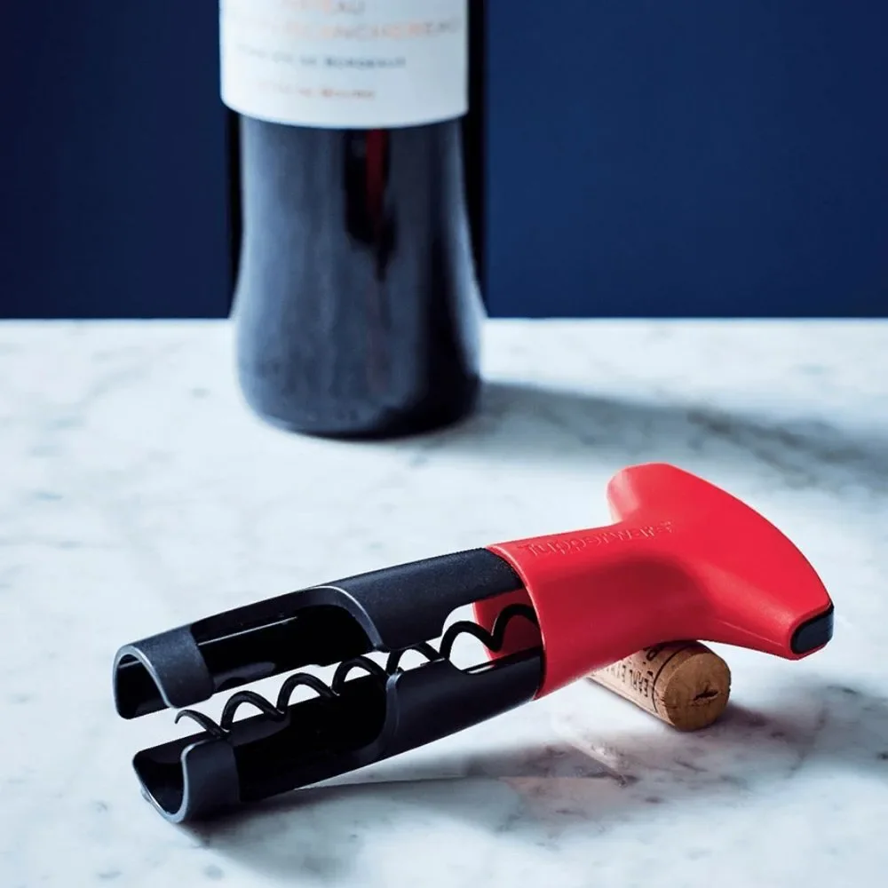 Tupperware Elegant Wine and Bottle Opener Corkscrew NEW and Sealed RARE